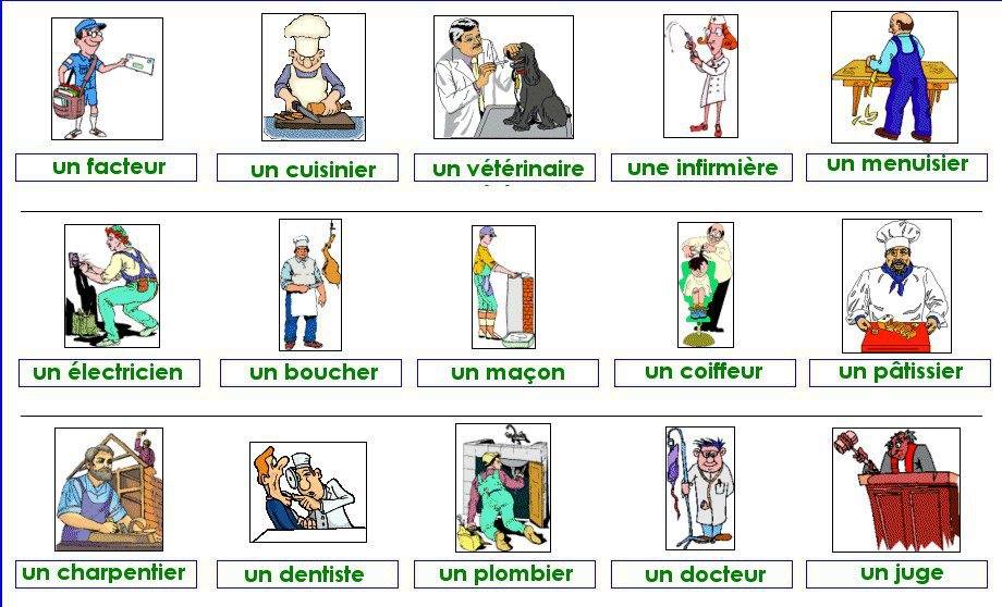 les professions