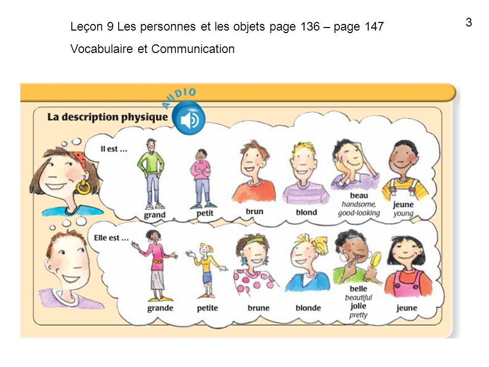 La description phys9que