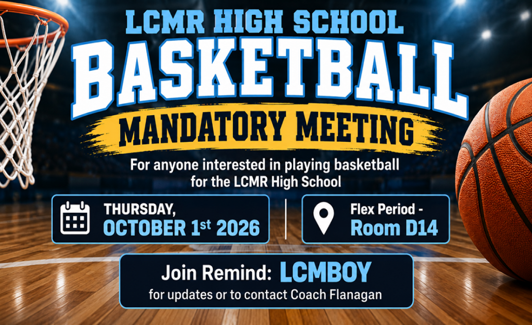 District announcement slide